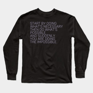 Do The Impossible (Light) Long Sleeve T-Shirt